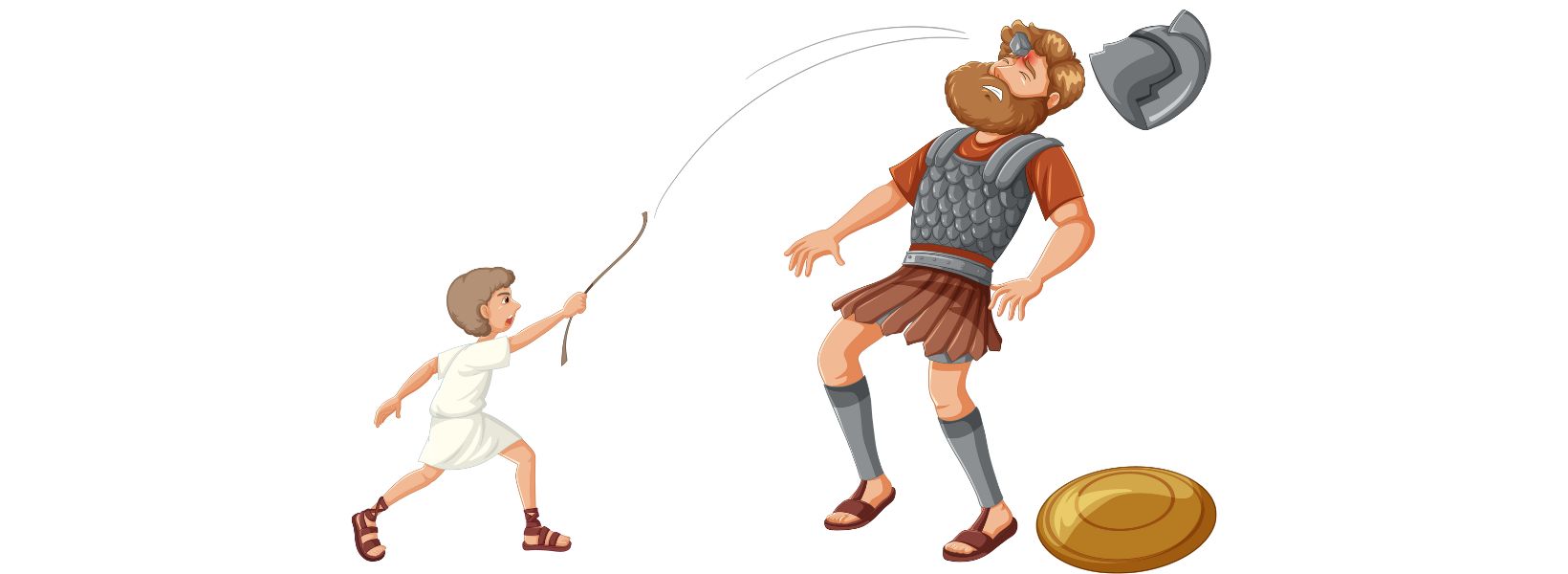 História infantil - Histórias da Bíblia - Davi e o Gigante Golias