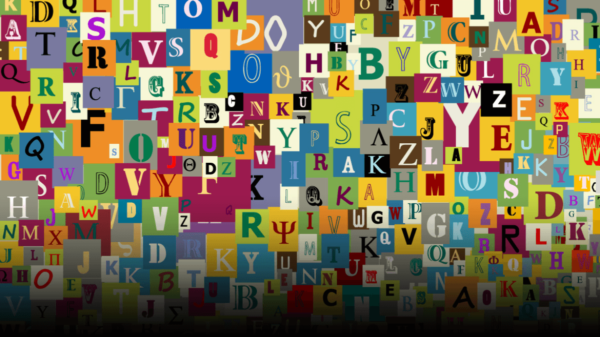 todas as letras do alfabeto diversificadas - método alfabético de alfabetização