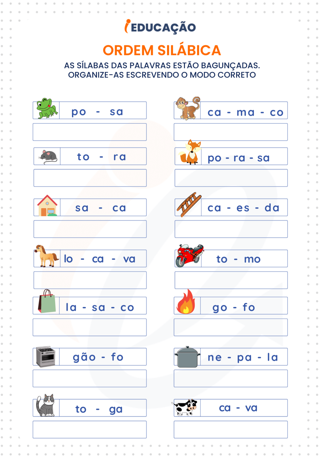 Atividades De Alfabetização Para Crianças De 6 Anos De Idade