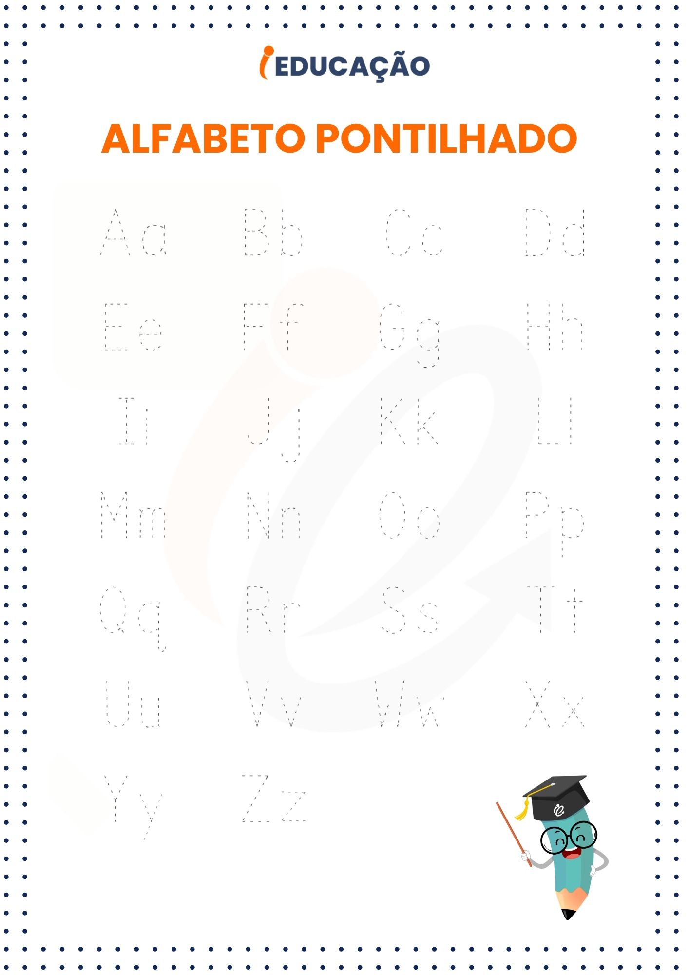 Páginas para colorir do conhecimento do alfabeto - diversão e