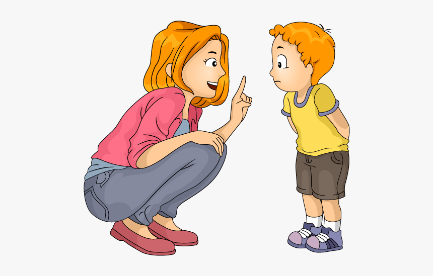 Mãe conversando com o filho - desenho - Por que devo praticar a comunicação não violenta com as crianças?