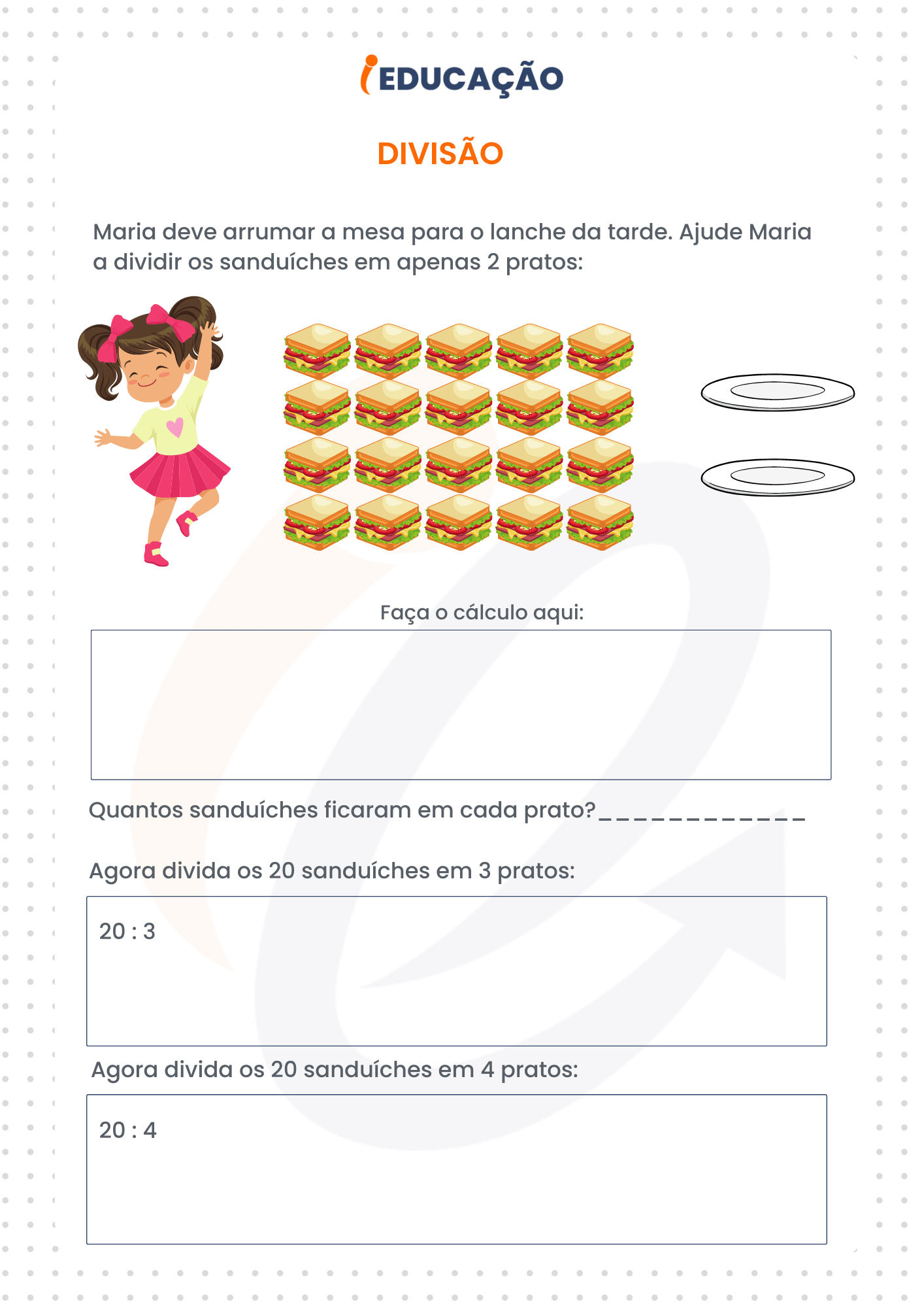 Atividades De Matemática 4 Operações  Matemática, Atividades de matemática,  Atividades de matemática divertidas