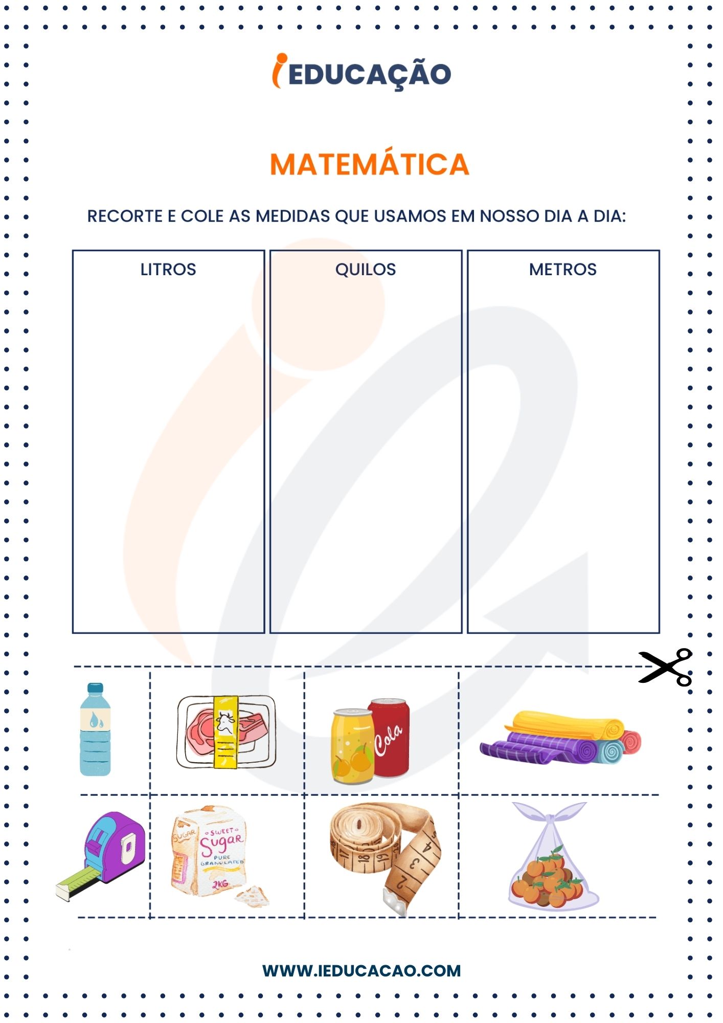 Atividades de medidas para educação infantil - Atividades de Matemática 5 anos  - Atividades de matemática para Educação infantil.jpg