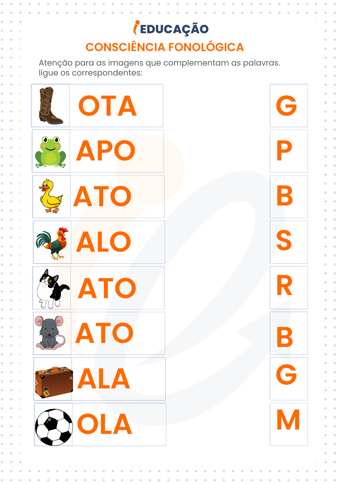 Atividade de Consciência Fonológica: O Som das Letras