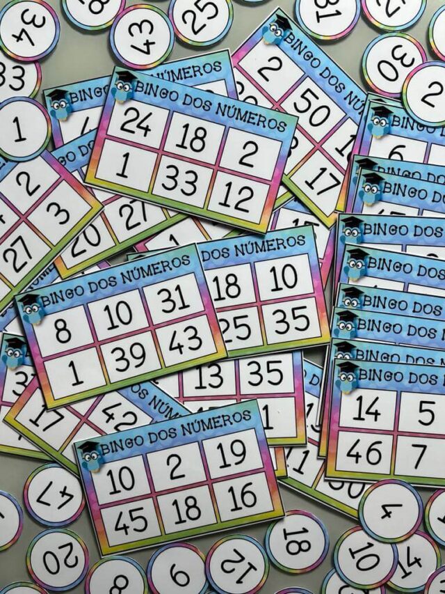 Bingo dos números: O Jogo Pedagógico Para Sua Criança