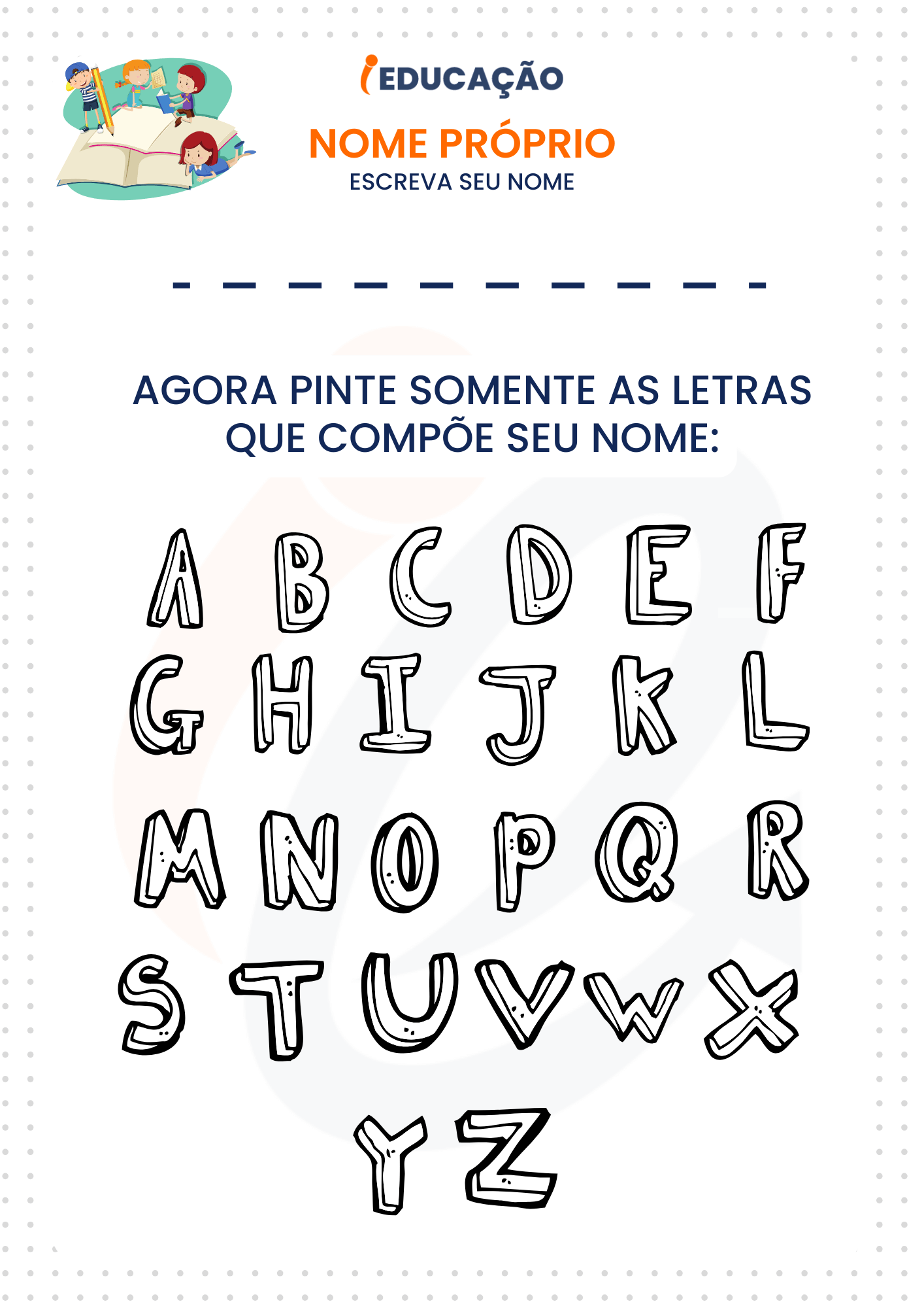 Brincadeira de Criança - Atividade Educativa para Pré-Escola (4 e 5 anos)