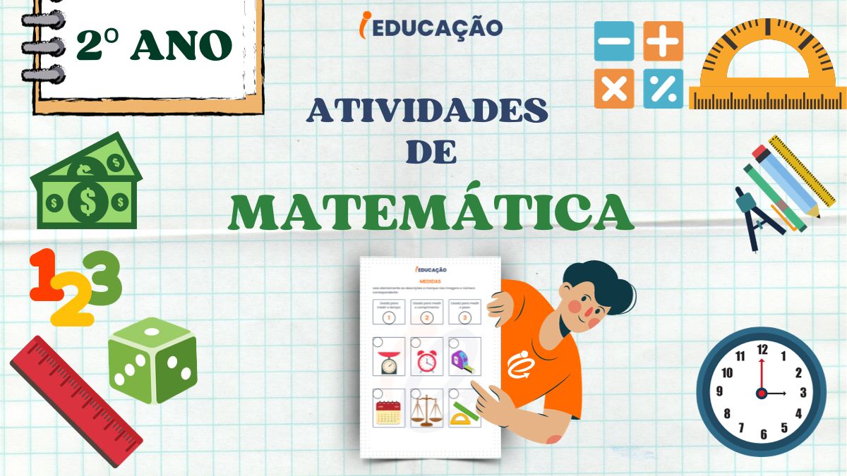 Atividade de matemática PDF 2º ano probleminhas