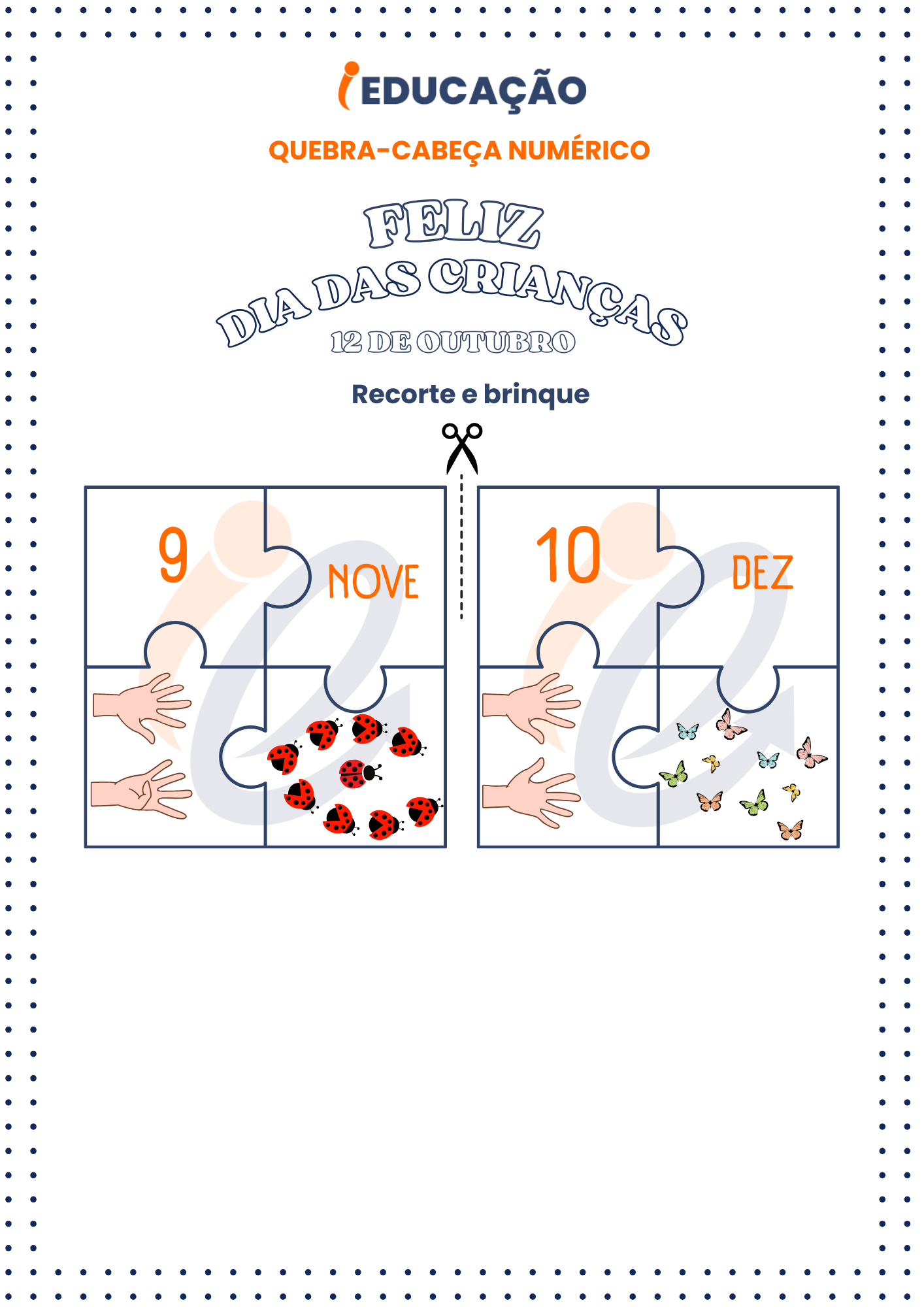 Quebra-cabeça. Jogos para crianças