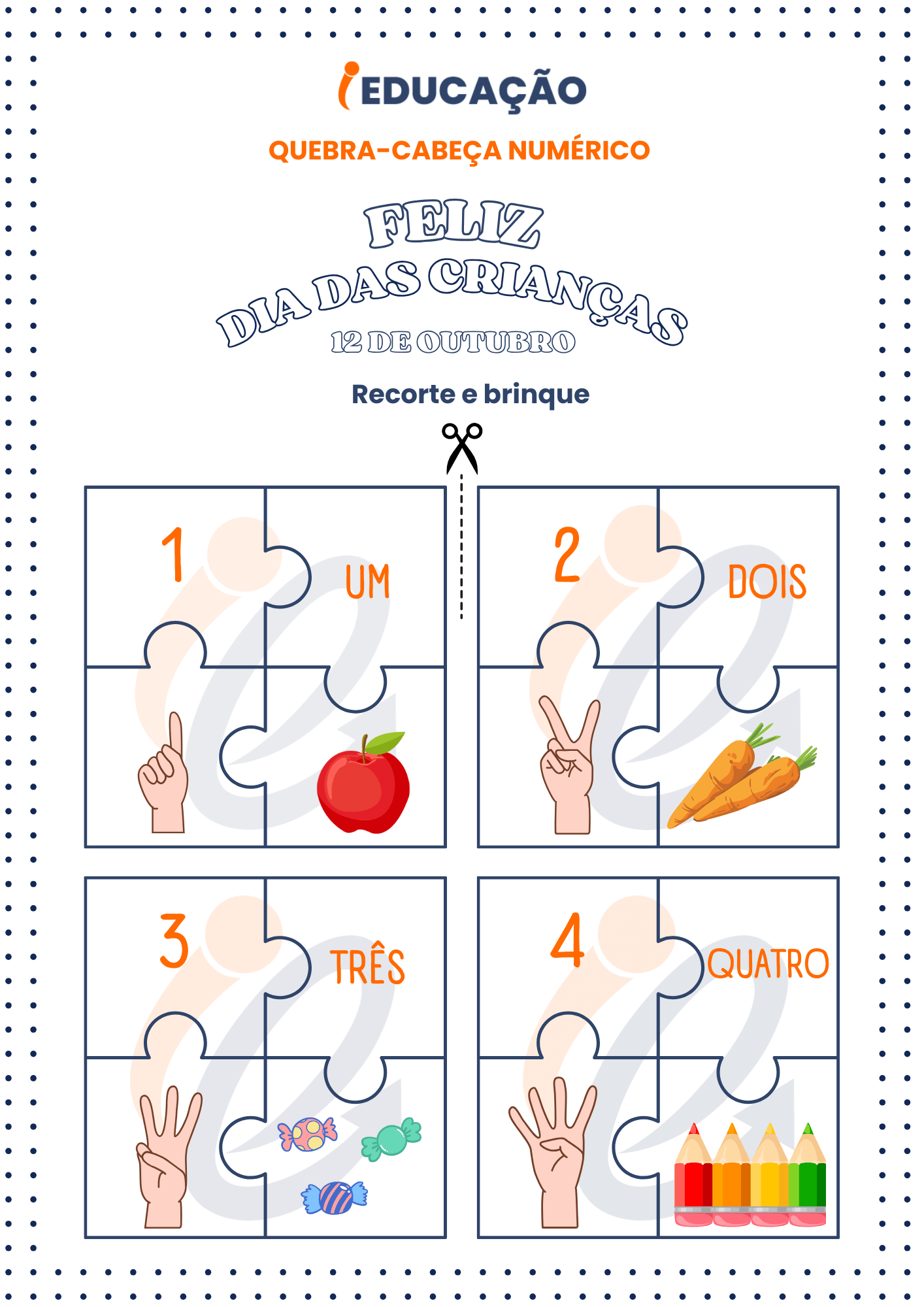 Jogo de quebra-cabeça para crianças. peças de quebra-cabeças