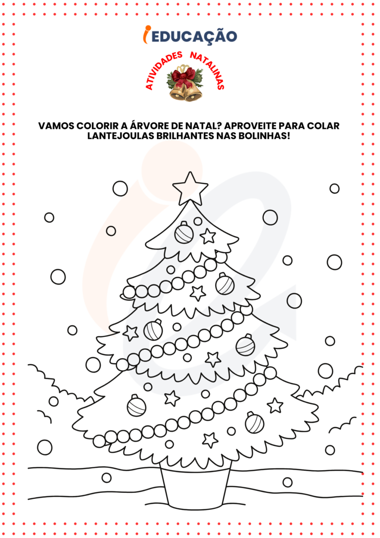 Atividades de Natal para Colorir: Imprimir PDF