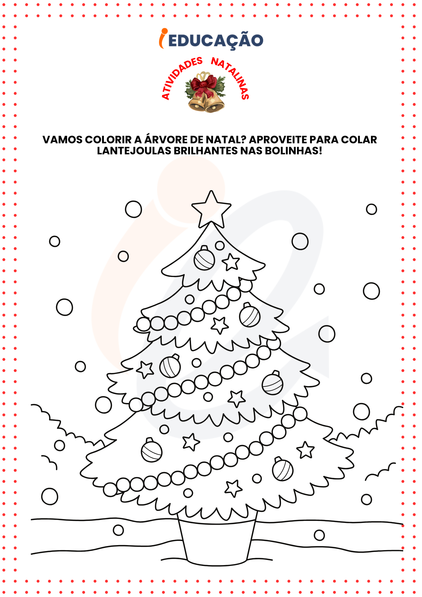 desenhos para colorir de natal - A Arte de Ensinar e Aprender