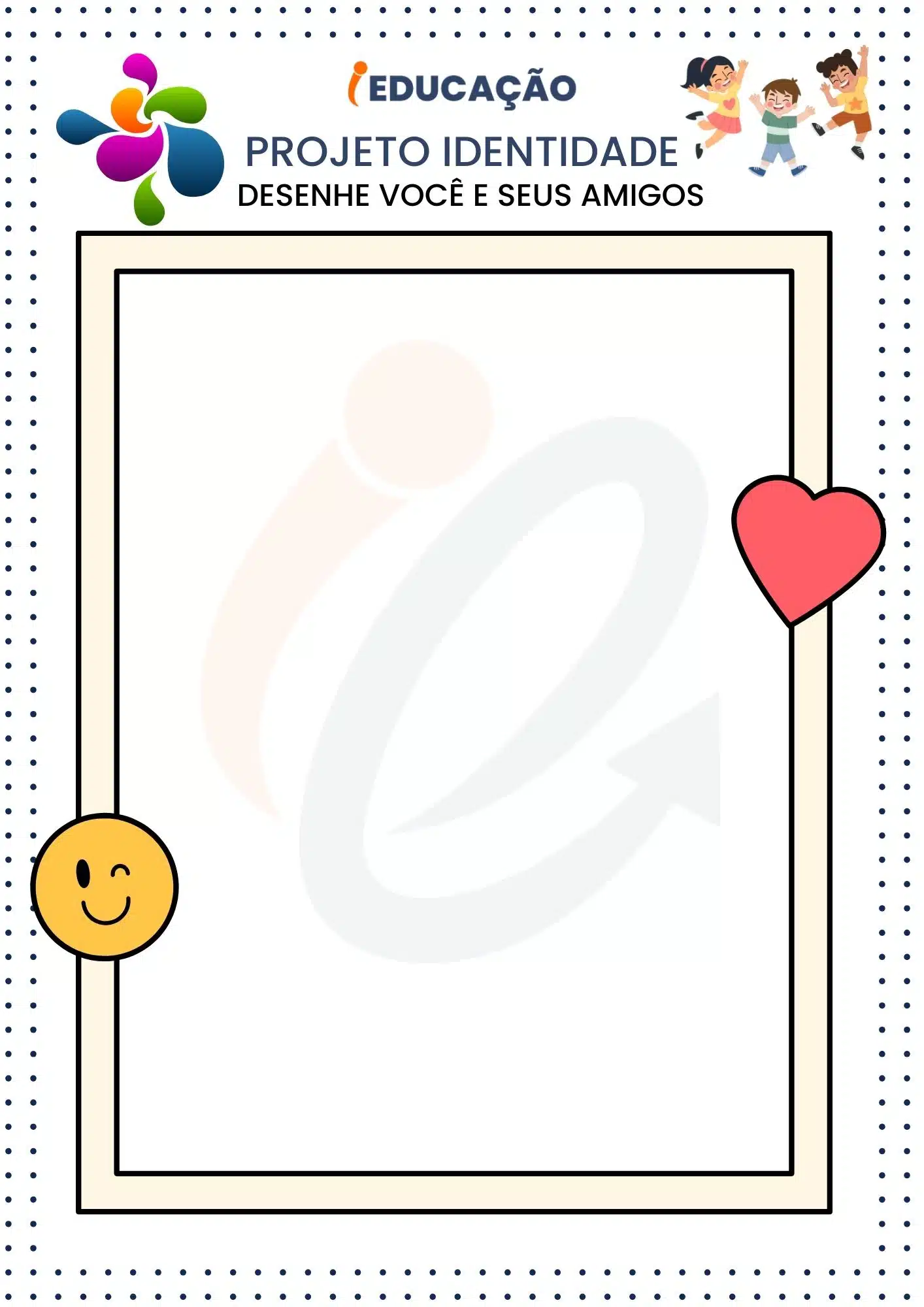 Projeto Identidade na Educação Infantil Com Atividades Incríveis - iEducação Atividade de identidade_ desenho dos meus amigos