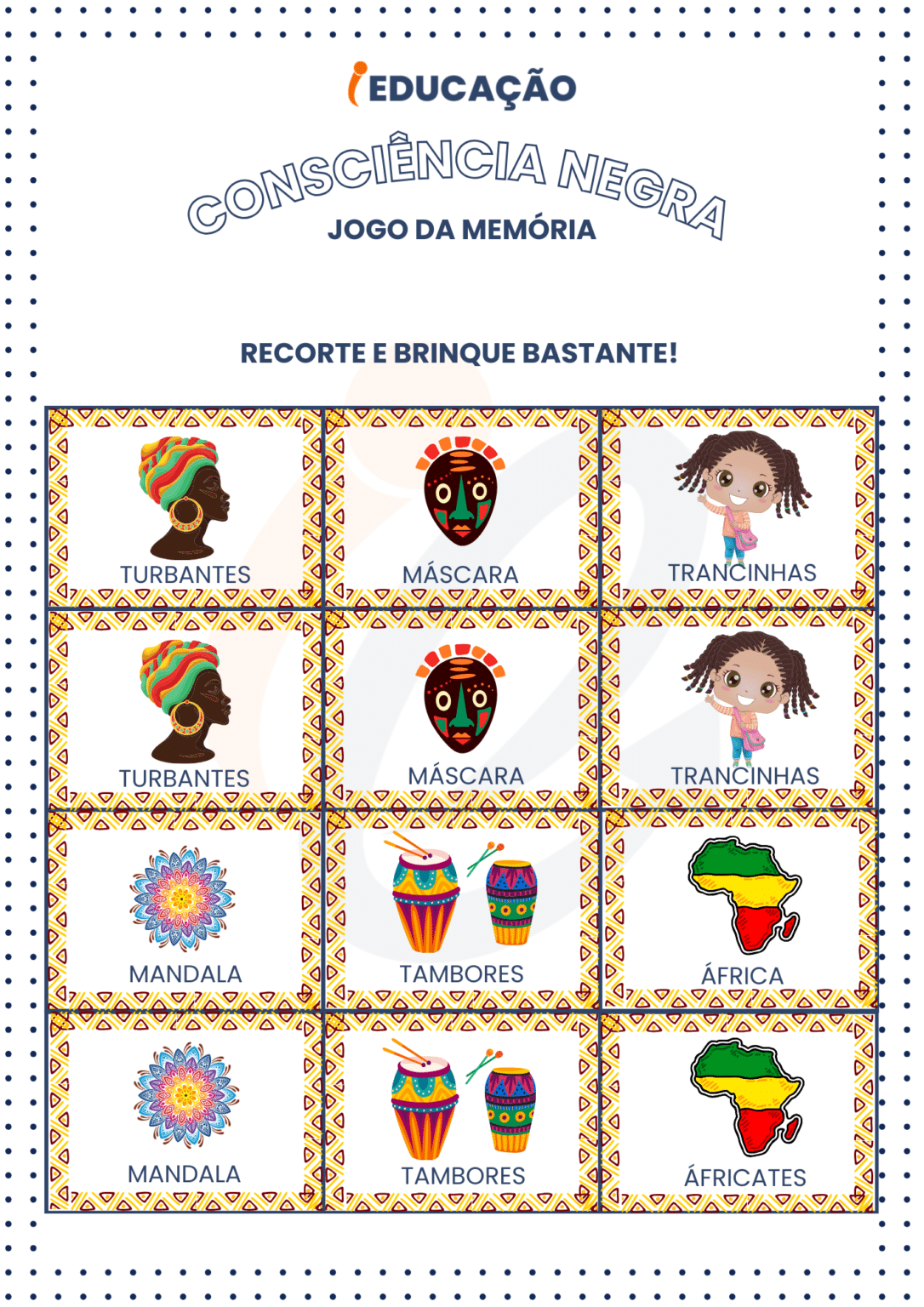 Atividades Sobre Consciência Negra Na Educação Infantil