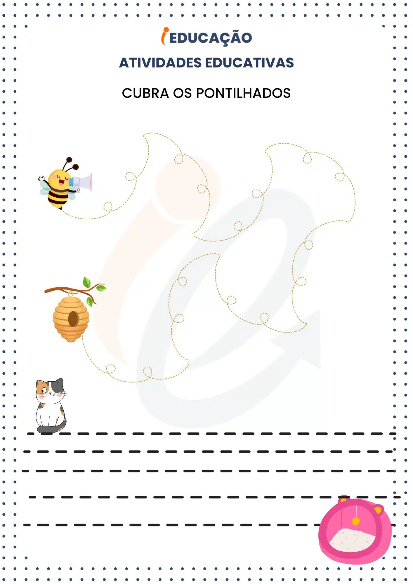 Atividades e Brincadeiras Educativas para Colônia de Férias - iEducação Atividades Educativas_ Pontilhados