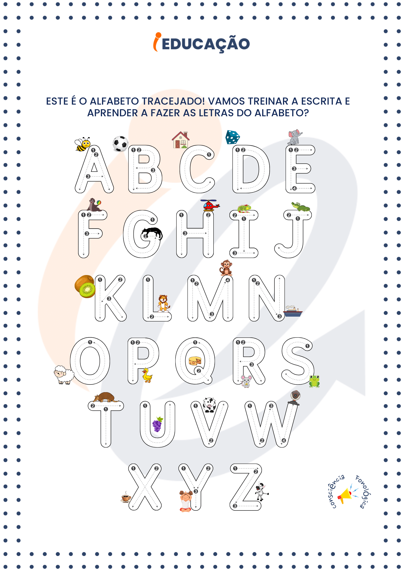 Atividades com Alfabeto - Educação Infantil