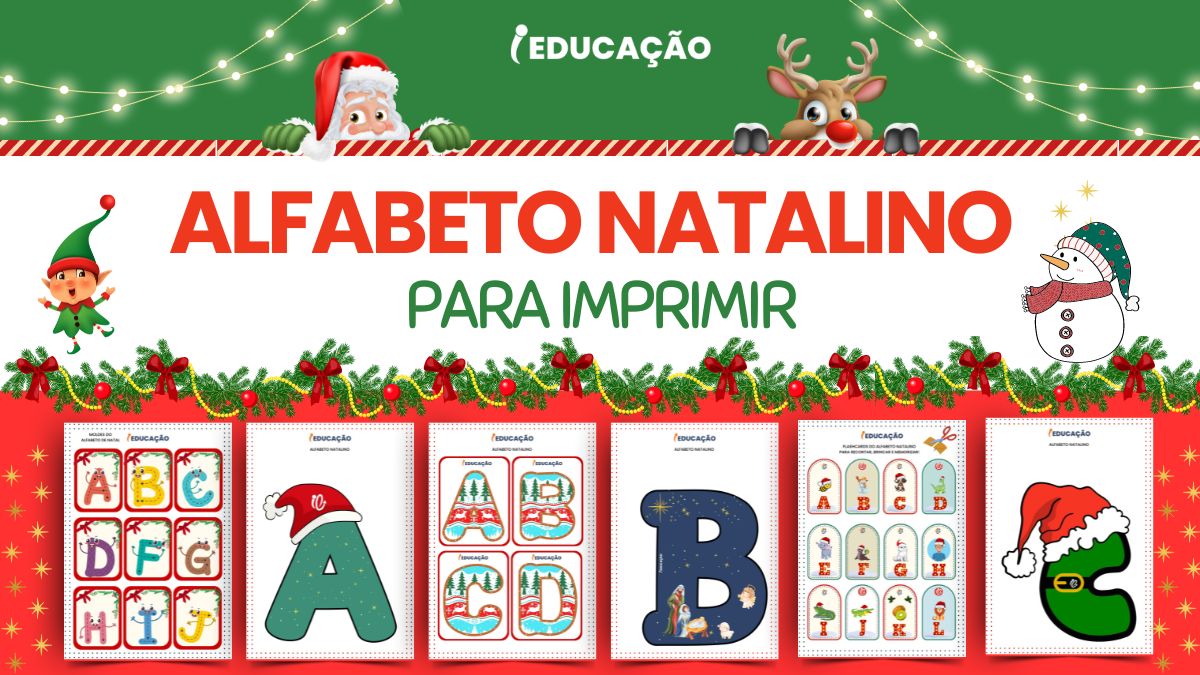 Alfabeto Natalino Para Imprimir