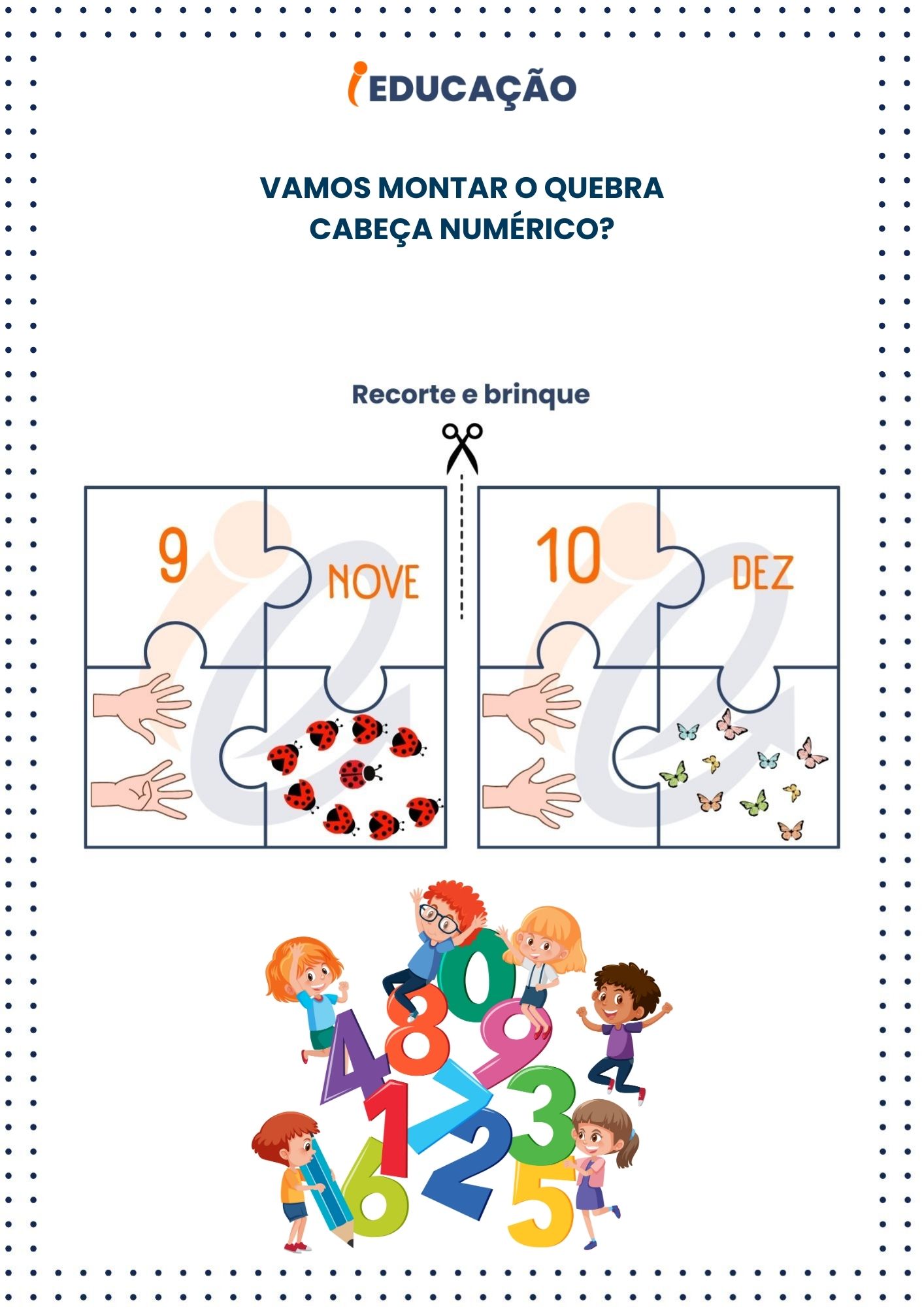 Atividade de matemática para educação infantil - Quebra-cabeça matemático 3 - Anexo do plano de aula iEducação.jpg