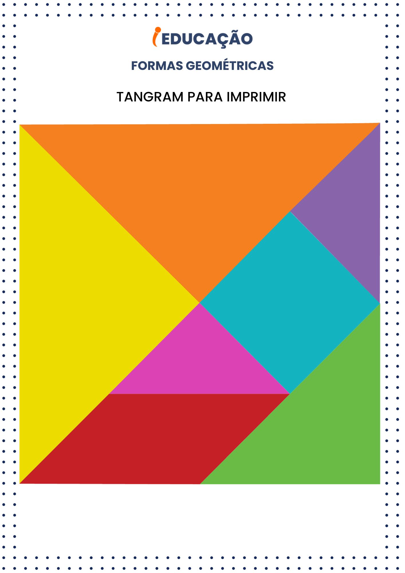 Atividade formas geométricas_ Tangram para Imprimir