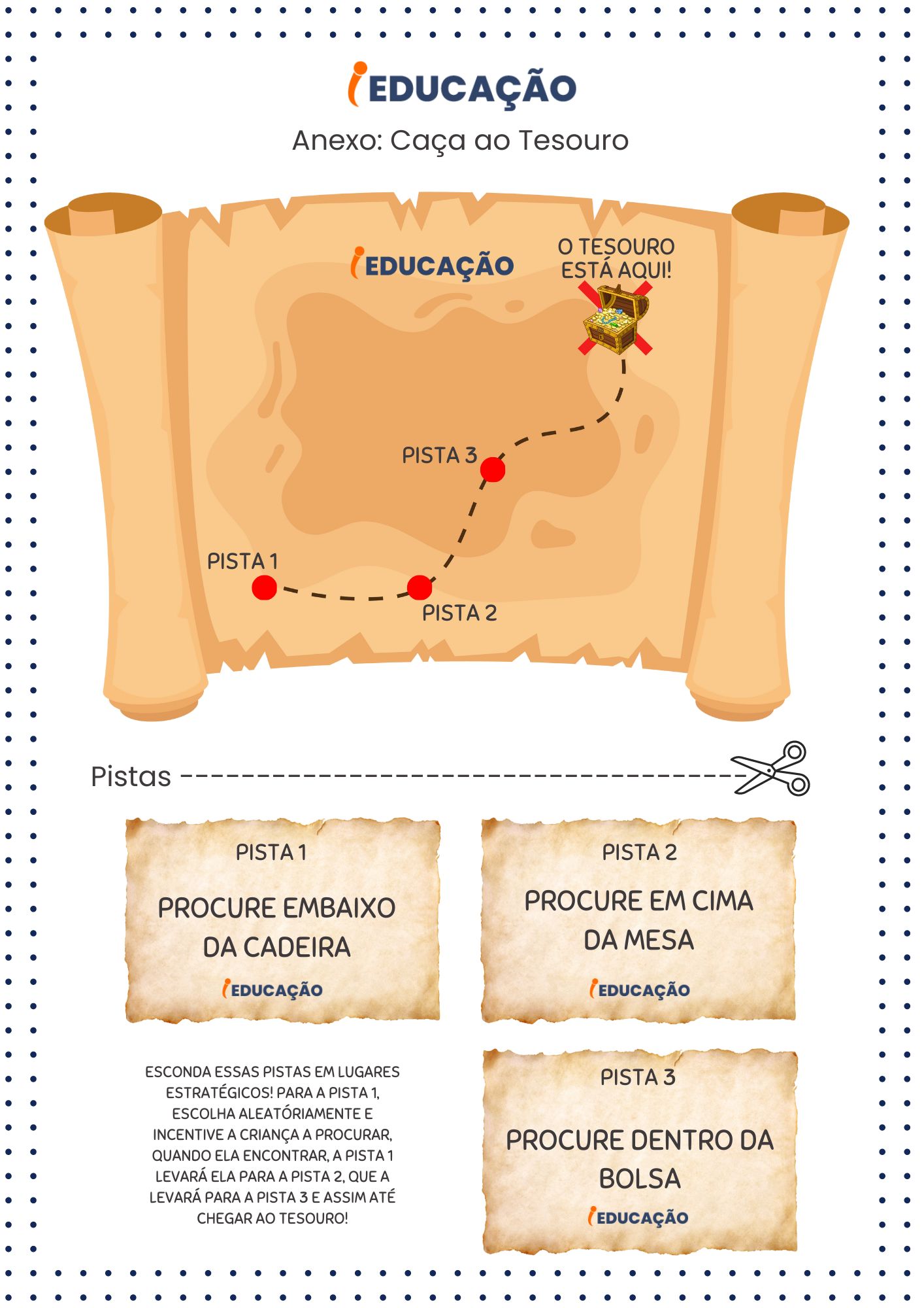 Atividade para alfabetização - Caça ao Tesouro do iEducação.jpg