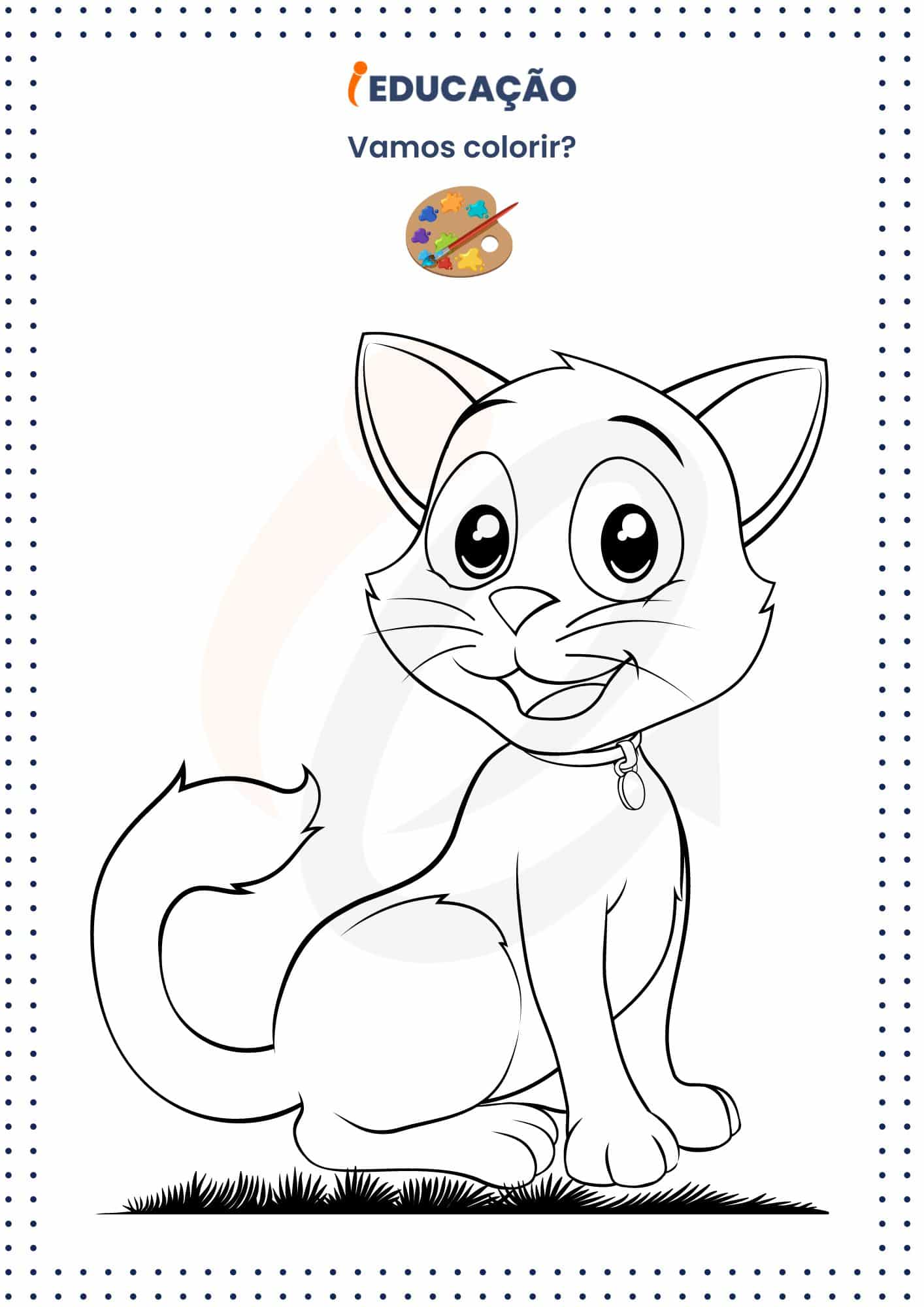Desenhos para Colorir_ Gato