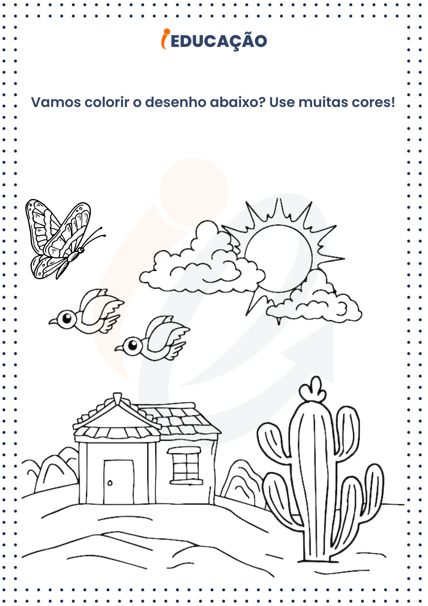 Desenhos para Colorir_ Paisagem.