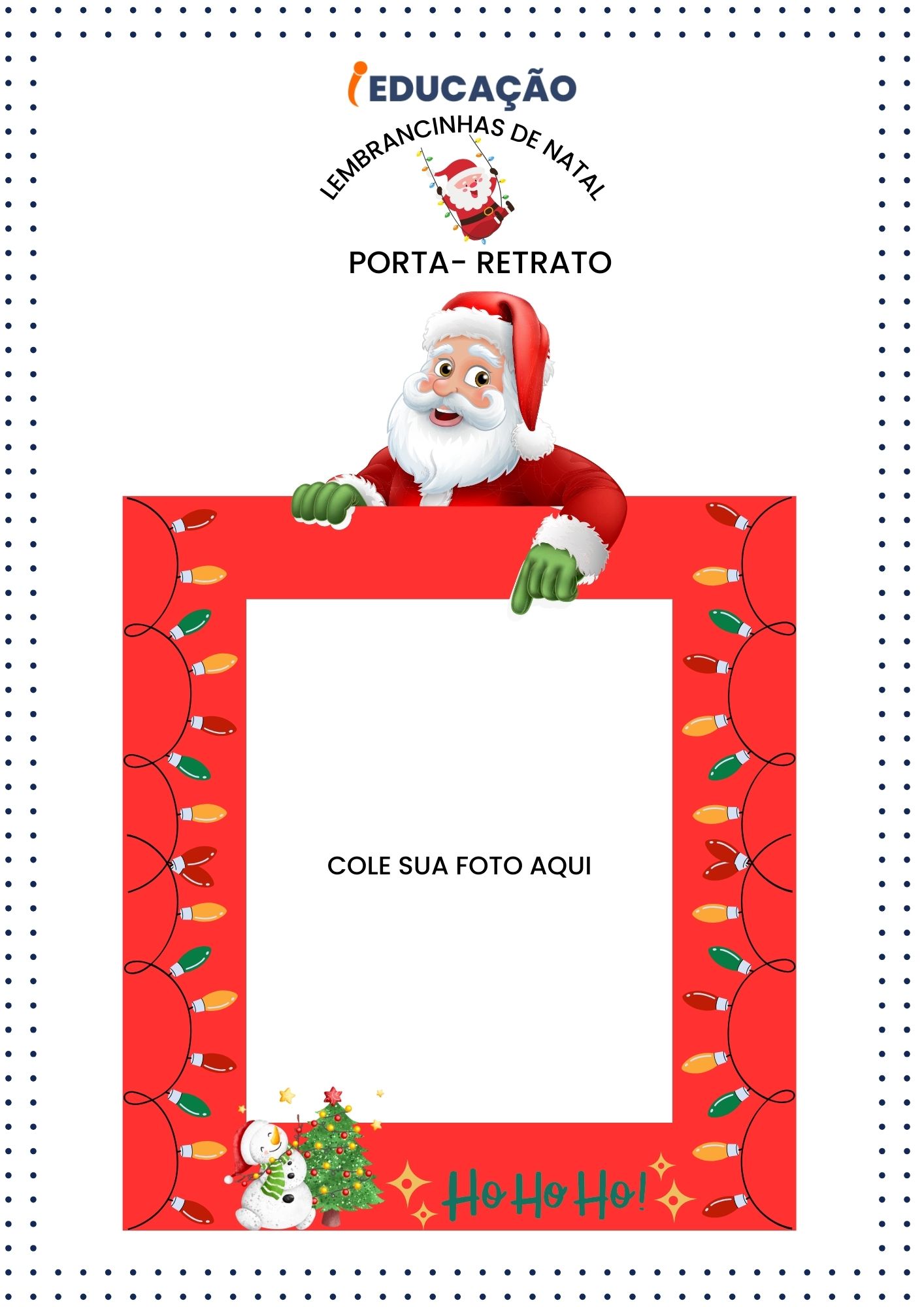 Lembrancinhas de Natal para Imprimir: Educação Infantil