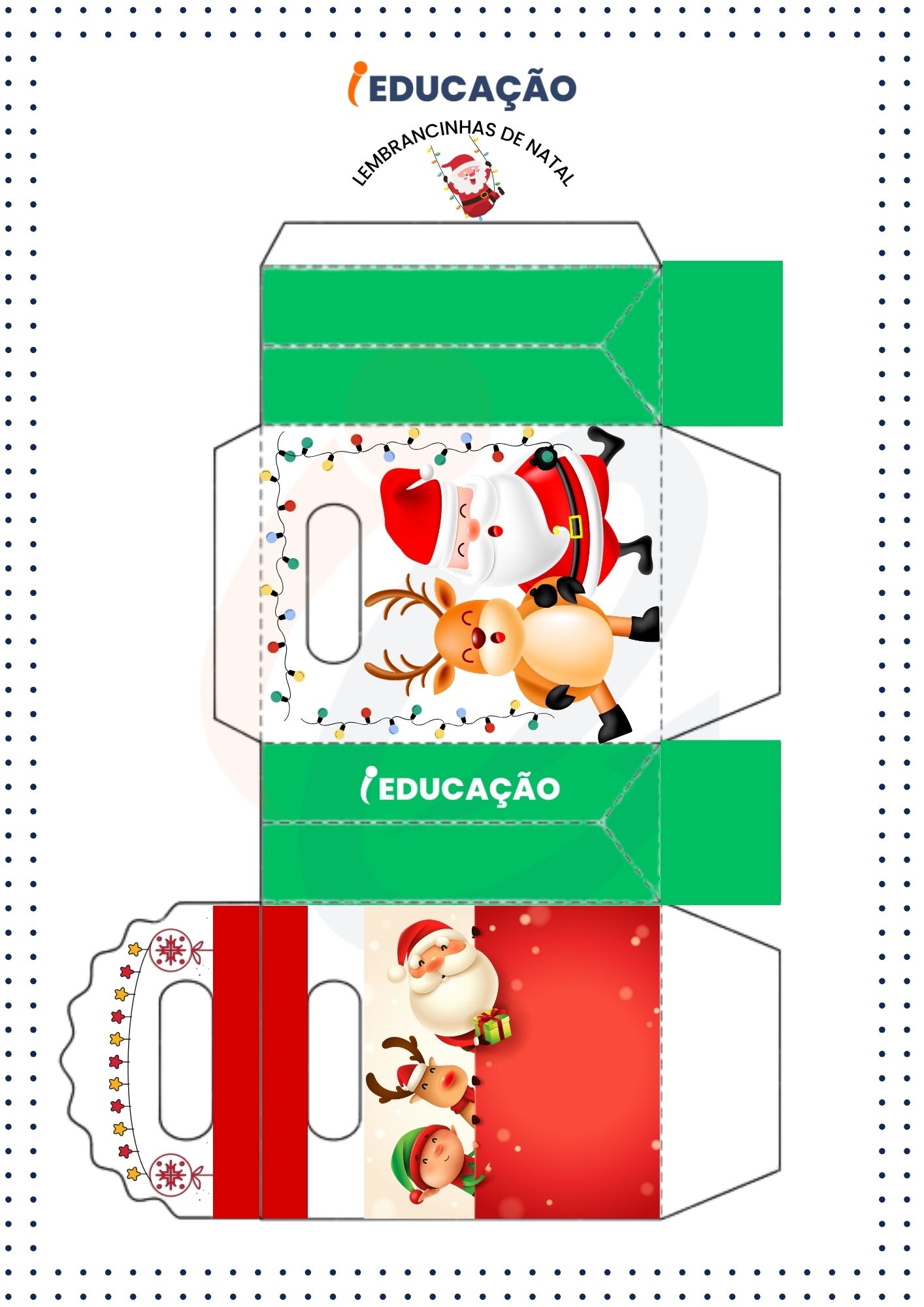 para o Natal. Faça você mesma essas lindas sacolinhas natalina