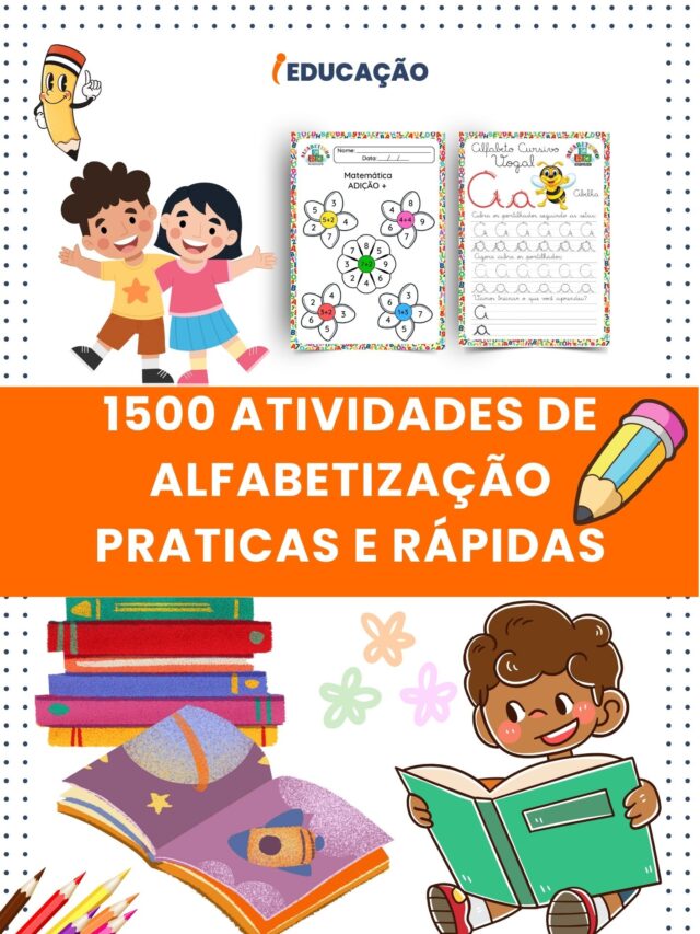 1500 Atividades de Alfabetização Praticas e Rápidas