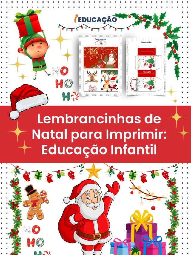 Lembrancinhas de Natal para Imprimir: Educação Infantil