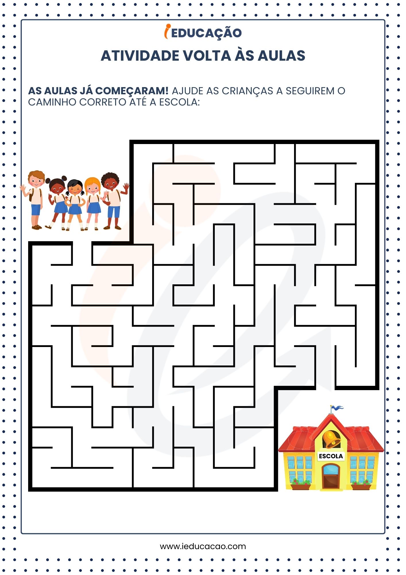Atividades Volta às Aulas para Educação Infantil - Atividade Labirinto.jpg