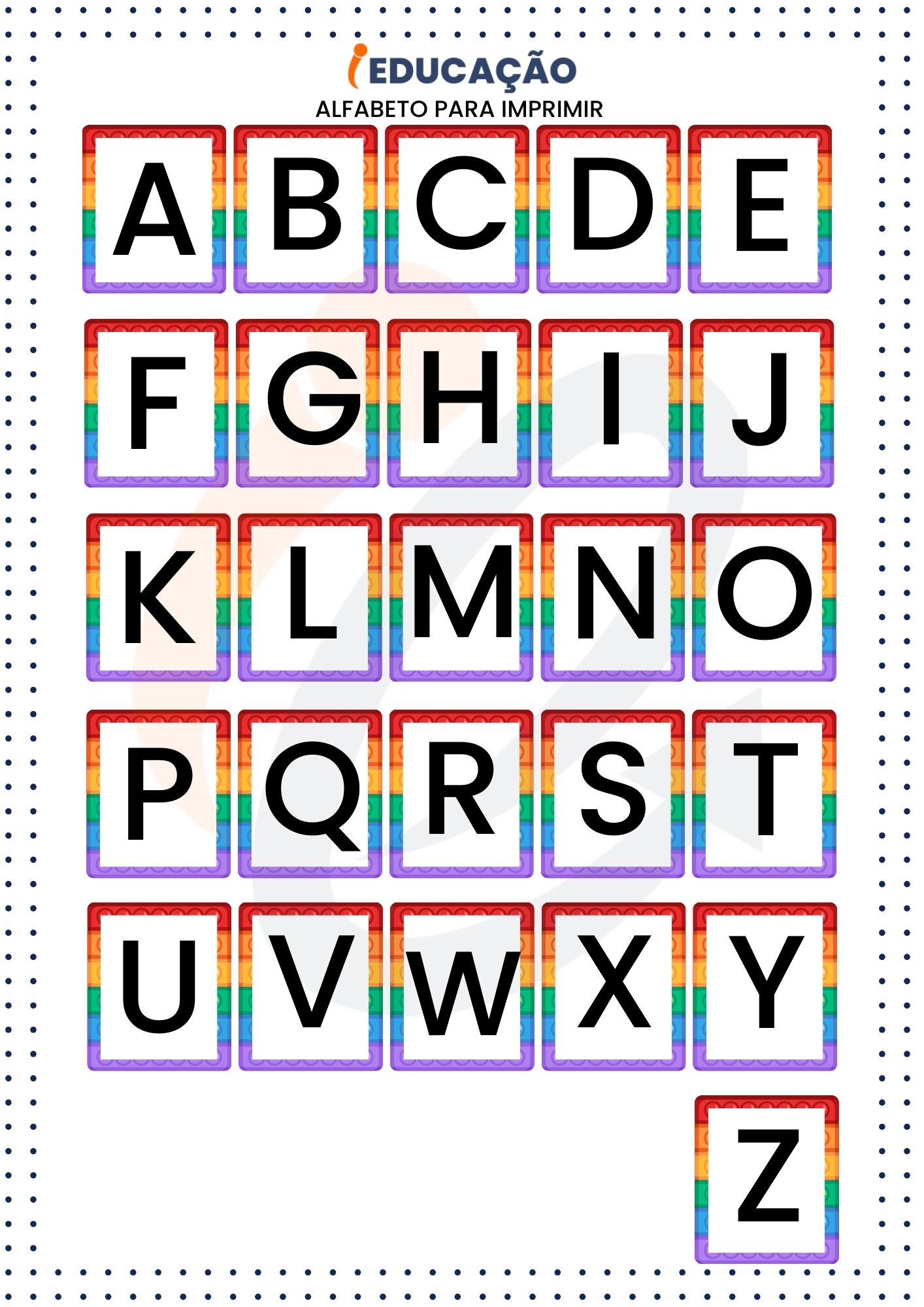 alfabeto para imprimir 