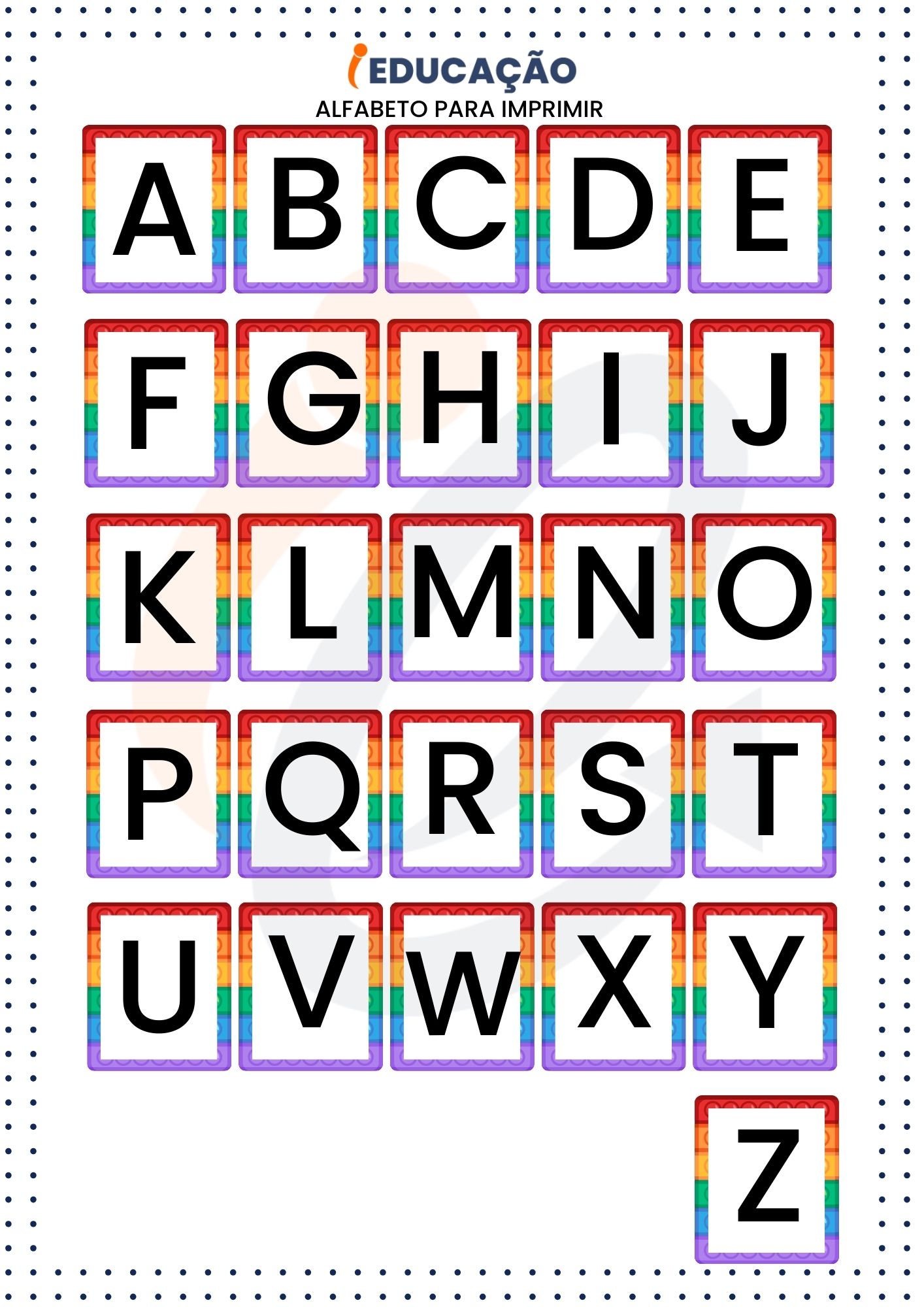 Abecedario Completo Para Imprimir