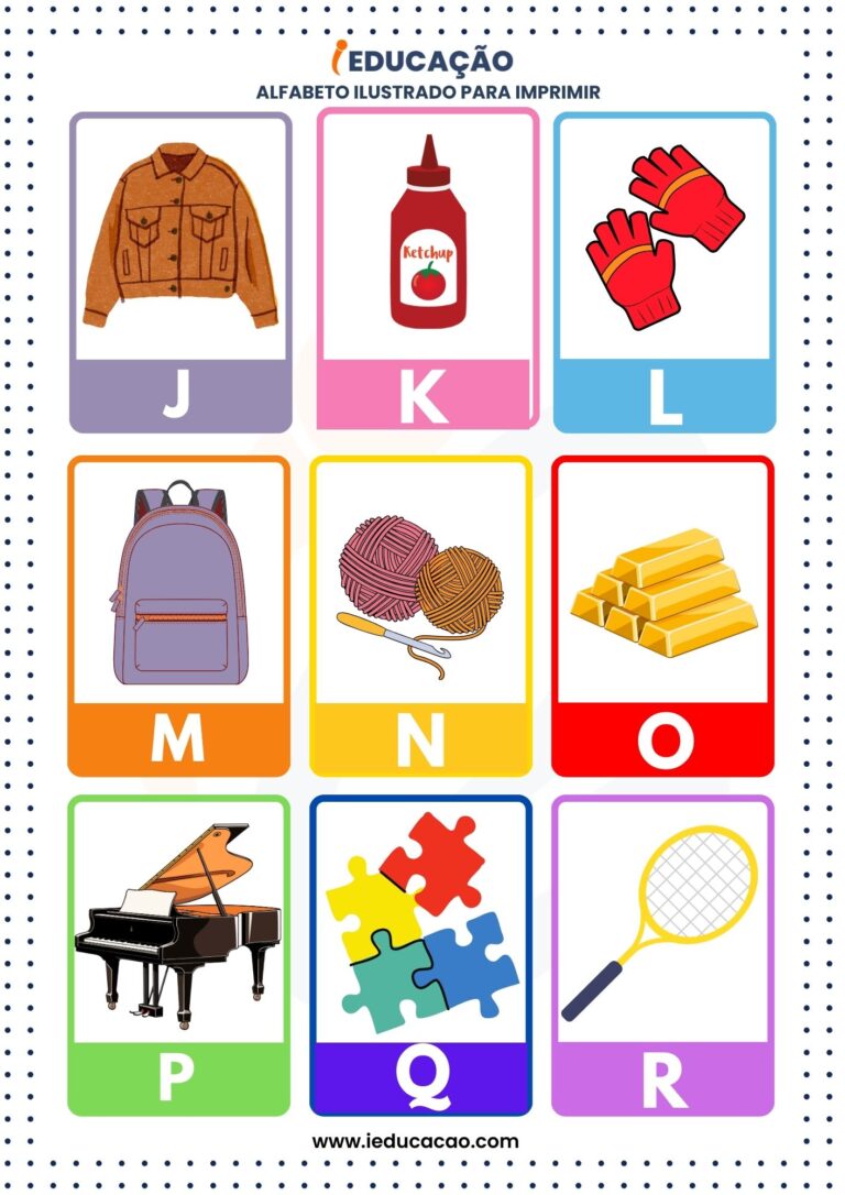 Alfabeto Ilustrado Para Imprimir