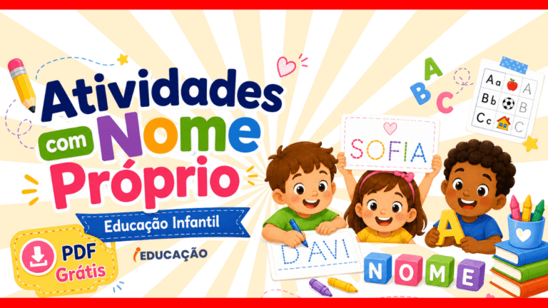 Atividades Com Nome Próprio na Alfabetização Para Imprimir