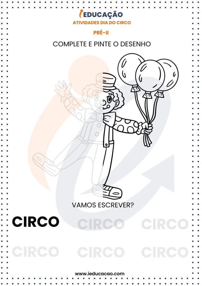 Dia do Circo Na Educação Infantil: Atividades Divertidas