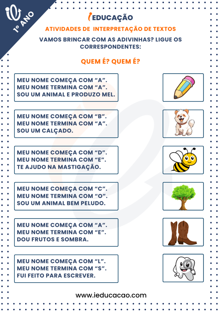 Atividades de Leitura para Alfabetização com PDF Gratuito