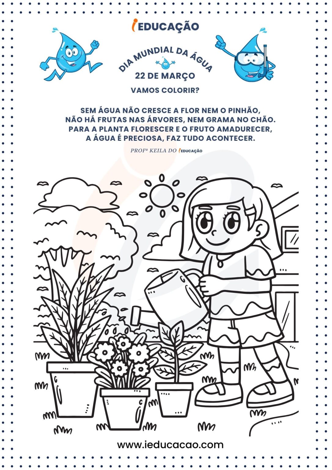 Atividades Dia da Água Para Educação Infantil em PDF