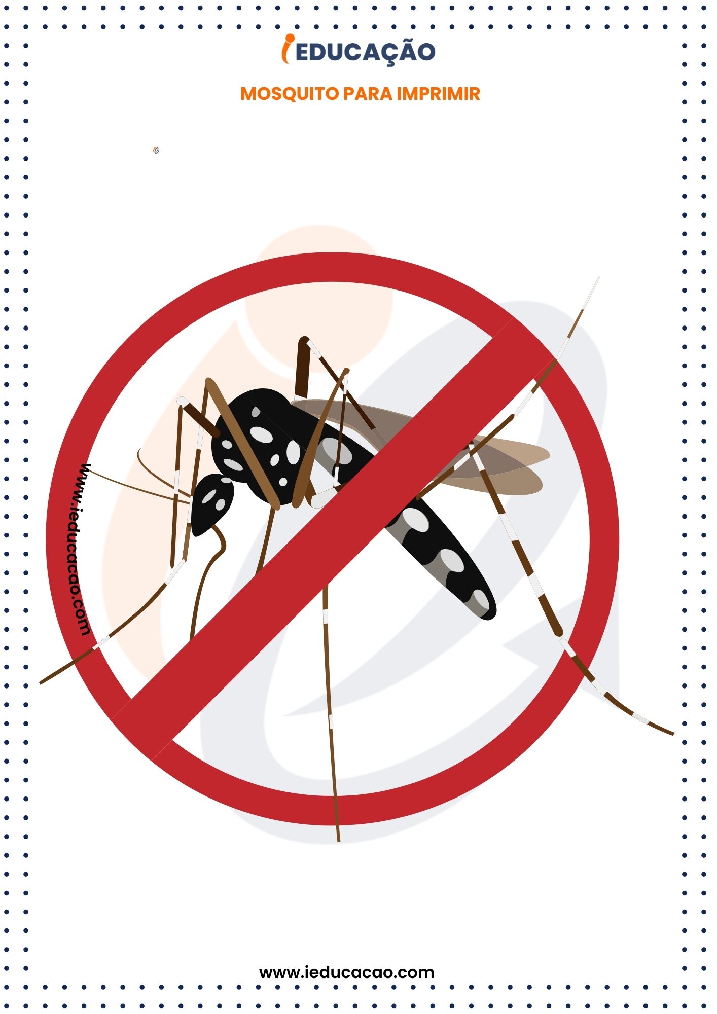 Mosquito da dengue para imprimir 3