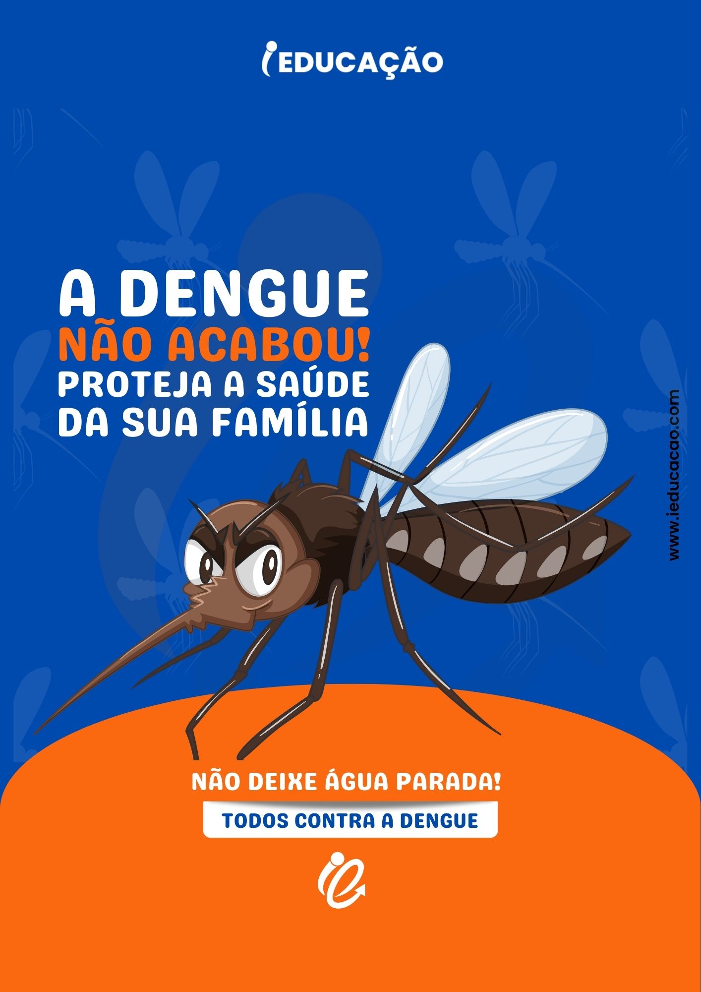 cartaz mosquito da dengue