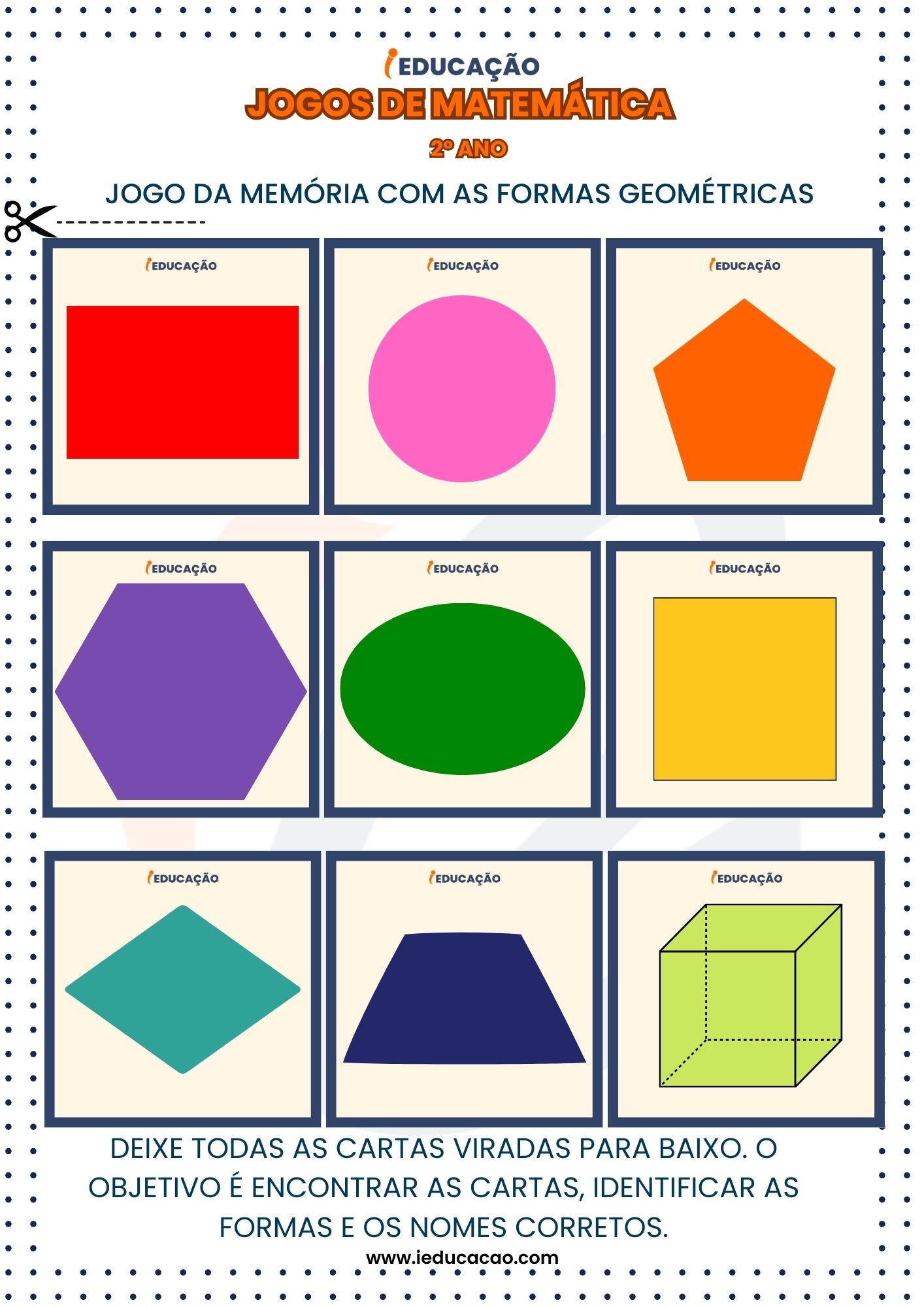 Jogos de matemática_ Jogo da memória com as formas geométricas