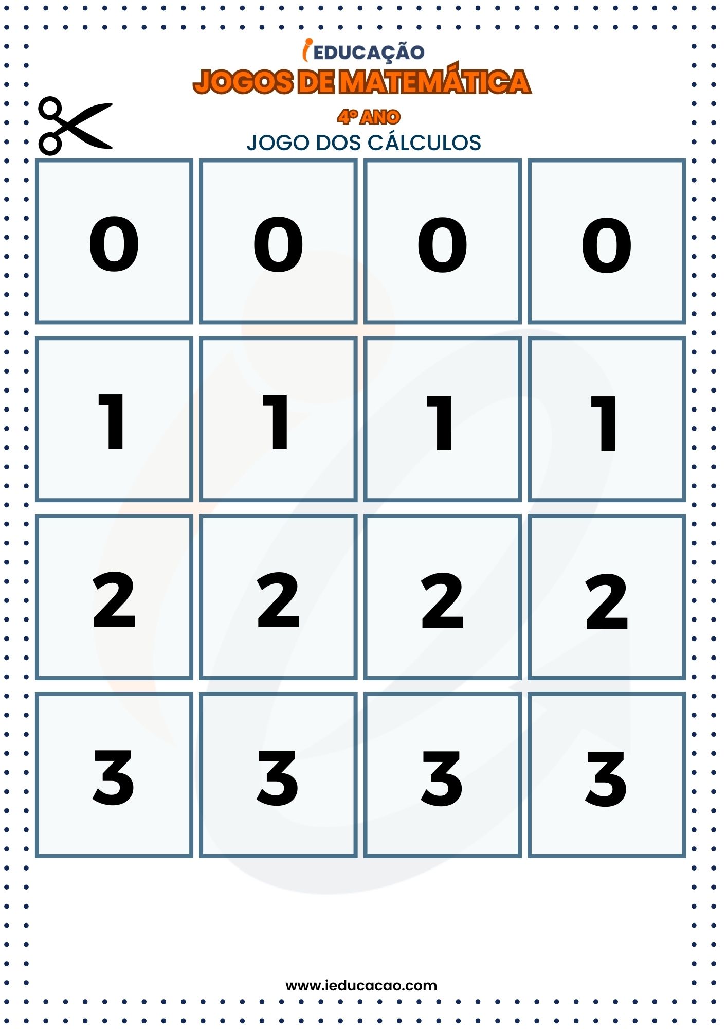 Jogos de matemática_ números de 0 a 3