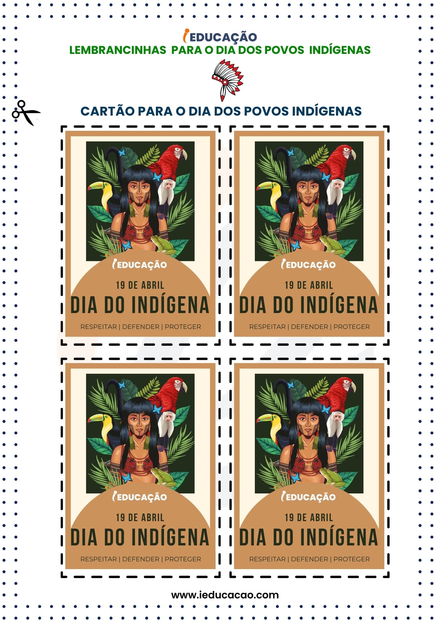 Lembrancinhas para o Dia do Índio - cartões do dia dos povos indígenas.jpg