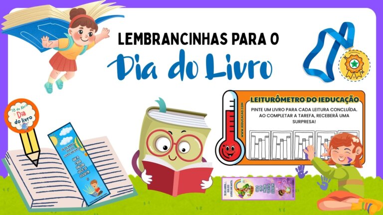 Lembrancinhas para o Dia do livro no iEducação