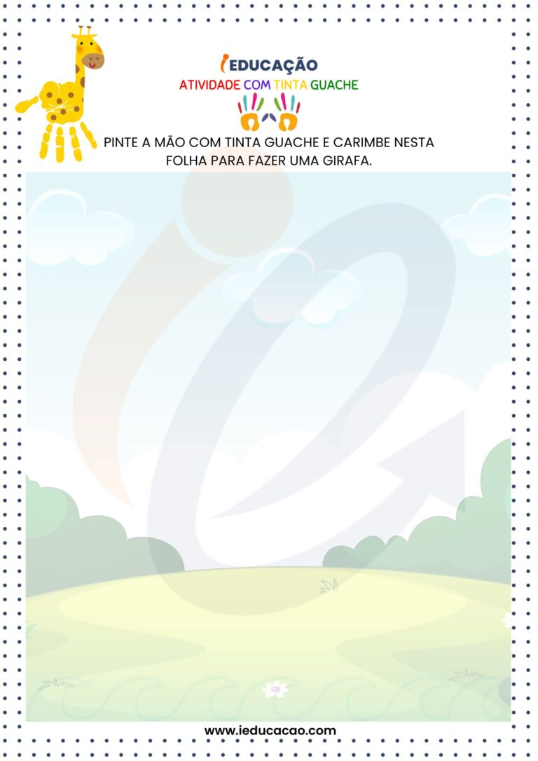 Atividades com Tinta Guache para Educação Infantil