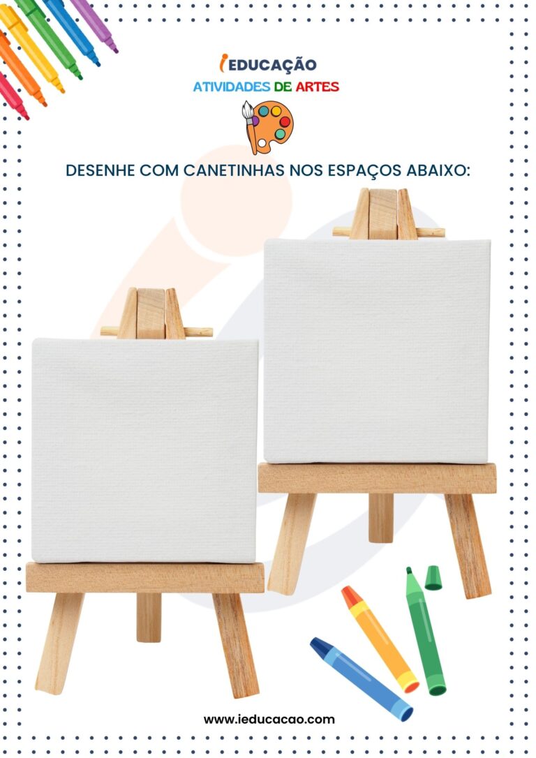Atividades de Artes para Educação Infantil com PDF Gratuito