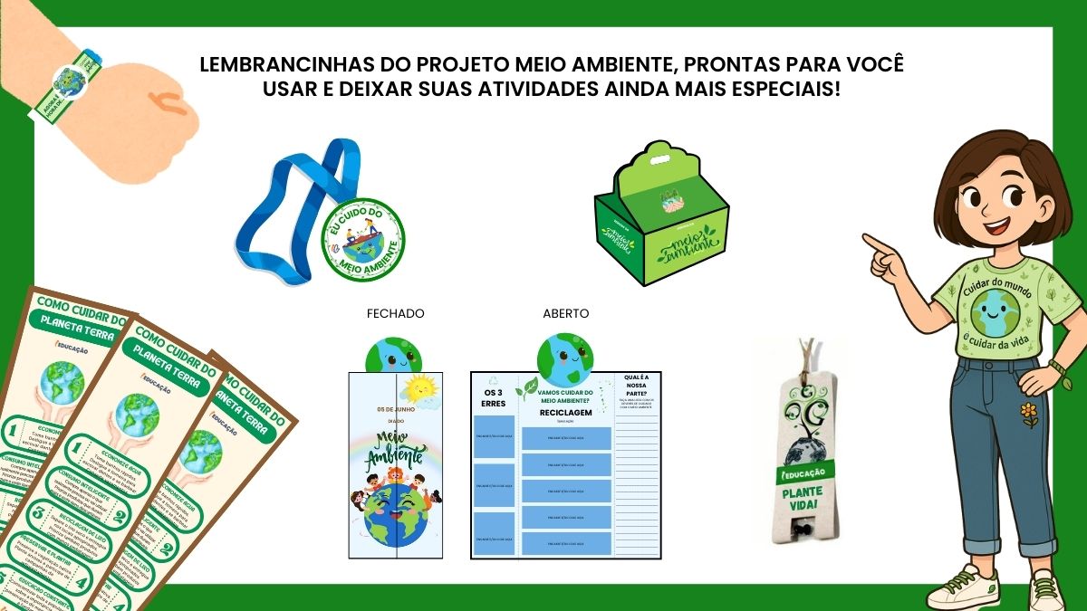 Lembrancinhas Meio Ambiente para Imprimir - iEducação Lembrancinhas Meio Ambiente