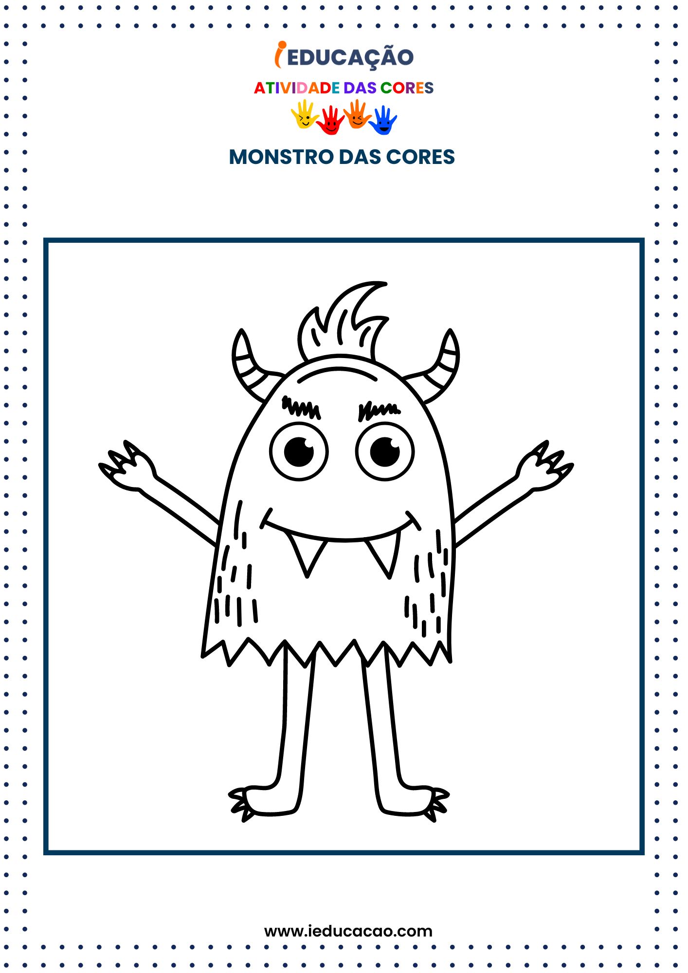 Atividades das Cores para Imprimir - Desenho do Monstro das Cores para Colorir 1.jpg