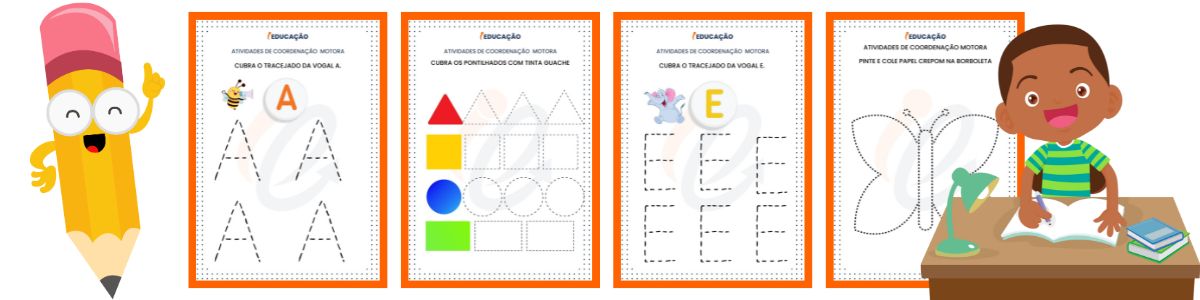 Atividades de Coordenação Motora para Educação Infantil