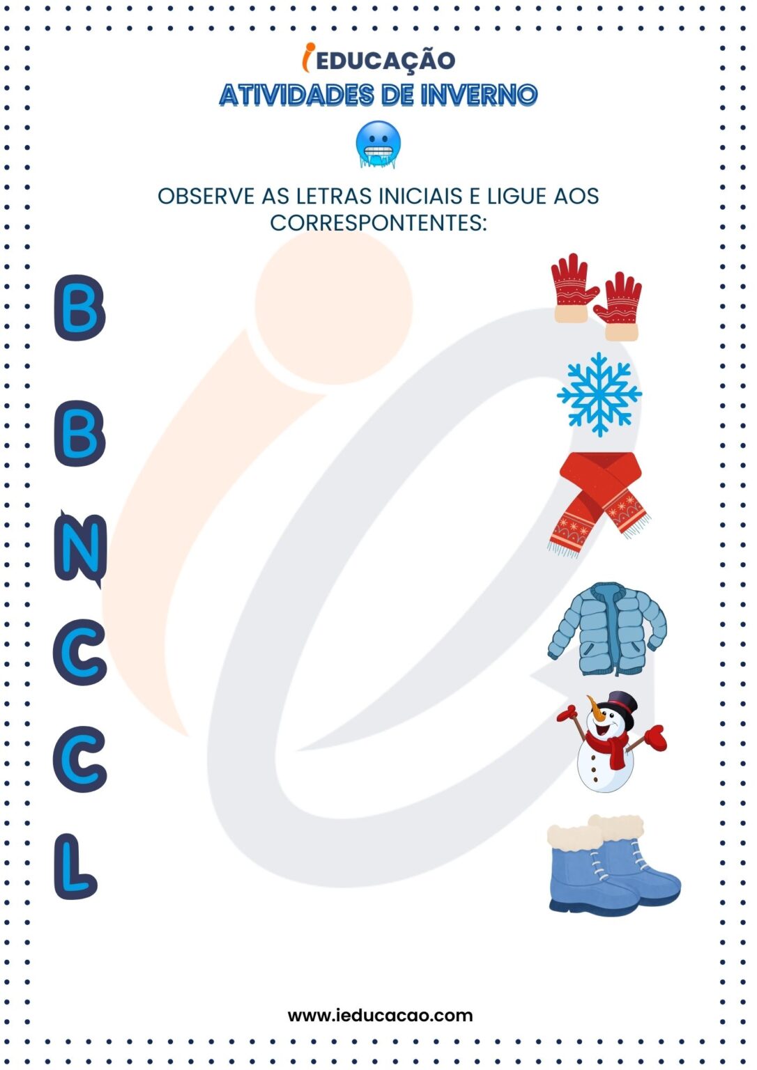 Atividades de Inverno para Educação Infantil BNCC para Imprimir