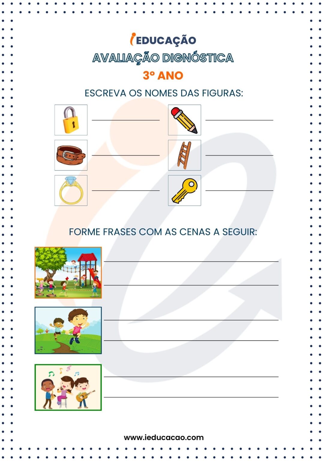 30 Modelos de Avaliação Diagnóstica para Imprimir: Anos Iniciais